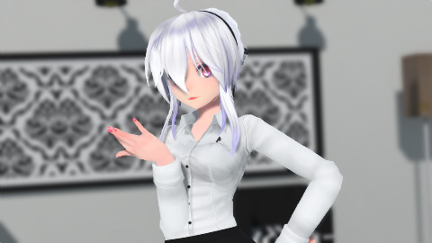 【模型测试】【Girls】 office lady 弱音